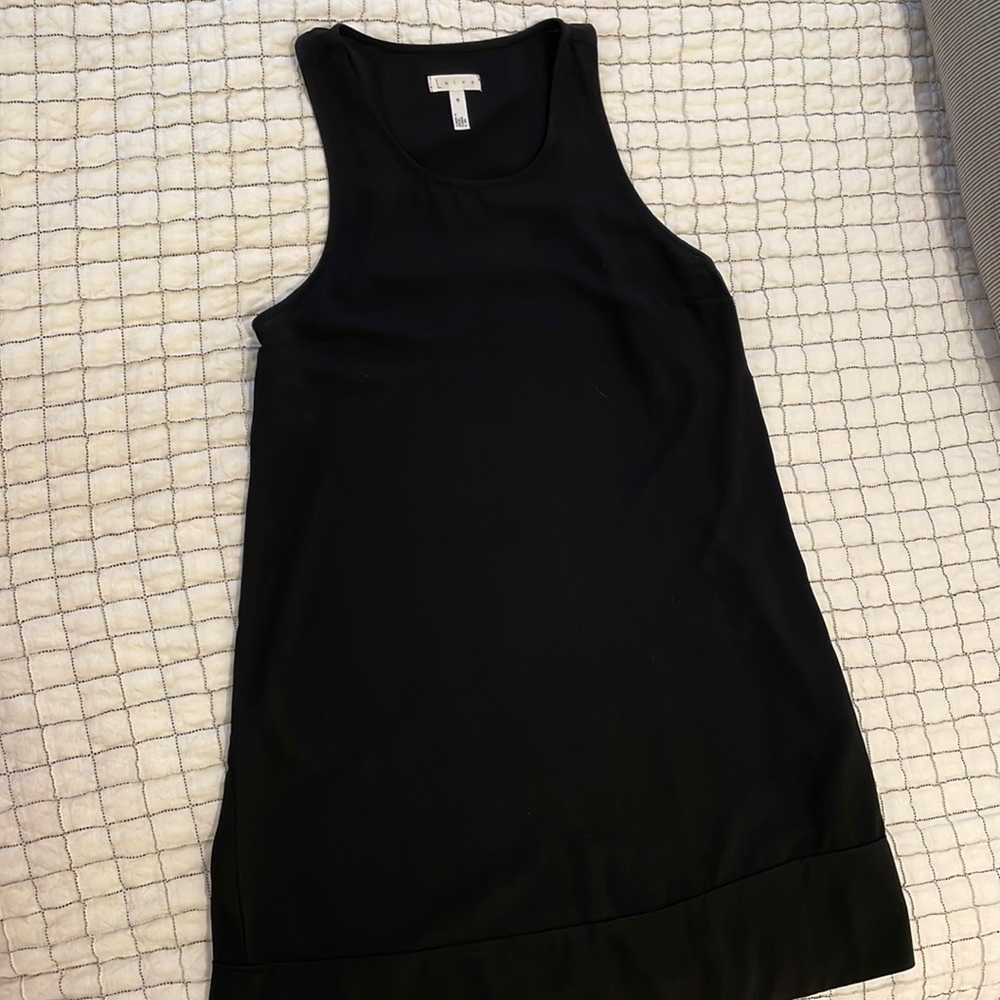 Black slip dress